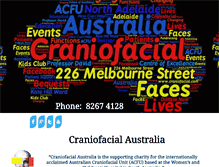 Tablet Screenshot of craniofacial.com.au